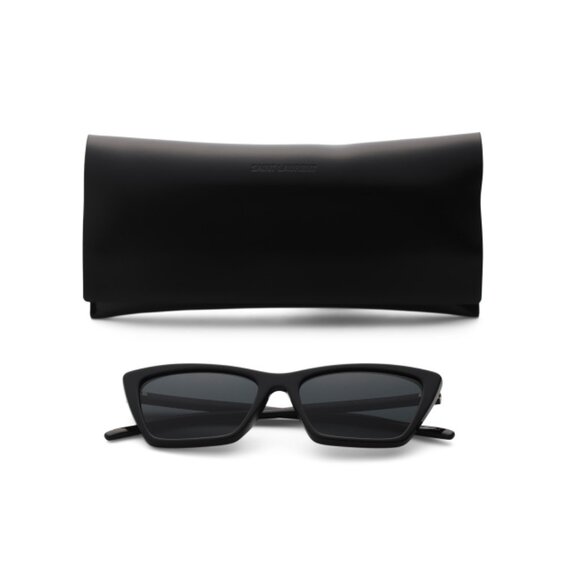 SAINT LAURENT Black 54mm Cat Eye Sunglasses - Picture 1 of 2